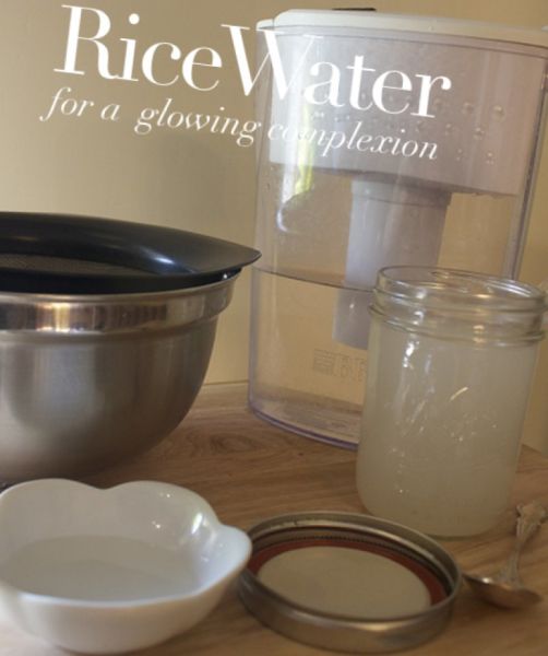 How to make rice water for skin?