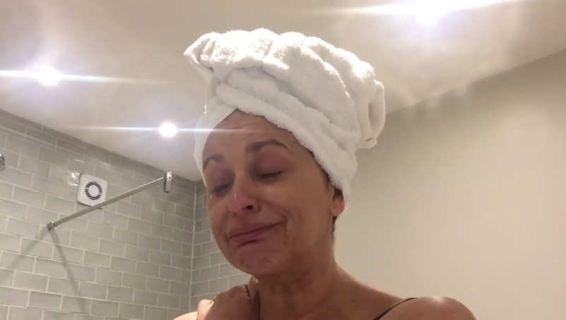 NADIA Sawalha couldn’t hold back her tears as she opened up about losing her hair.